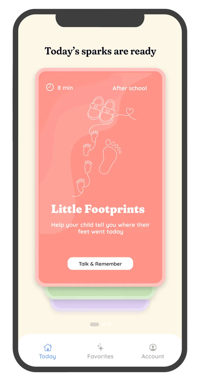 Little Lines app on a phone